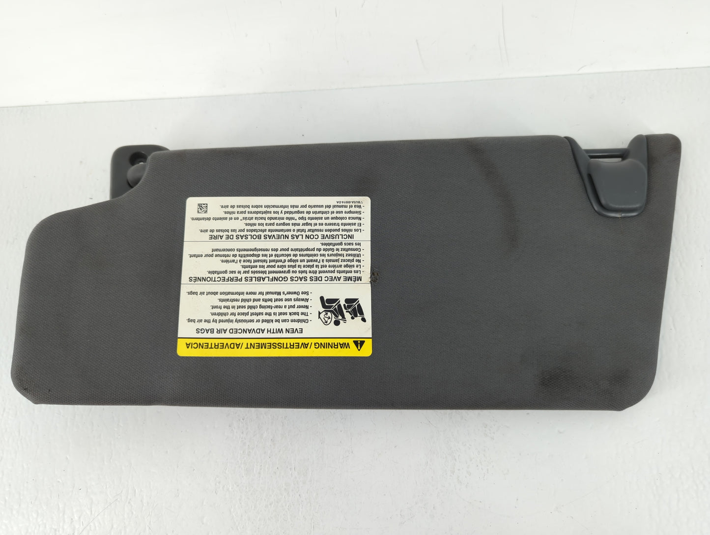 0 Sun Visor Shade Replacement Passenger Right Mirror Fits OEM Used Auto Parts - Oemusedautoparts1.com