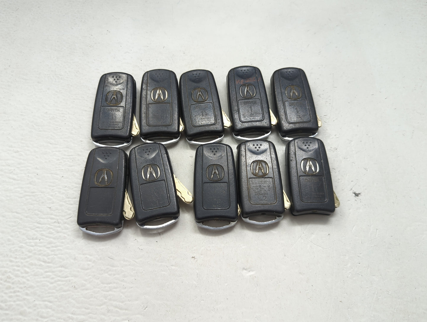 Lot of 10 Acura Keyless Entry Remote Fob MIXED FCC IDS MIXED PART 1475406 - Oemusedautoparts1.com