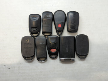 Lot of 10 Aftermarket Keyless Entry Remote Fob MIXED FCC IDS MIXED PART 558758
