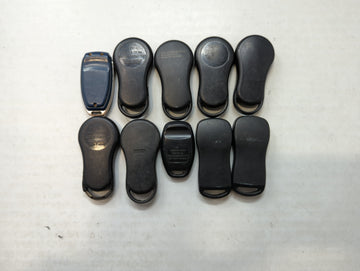 Lot of 10 Aftermarket Keyless Entry Remote Fob MIXED FCC IDS MIXED PART 563245