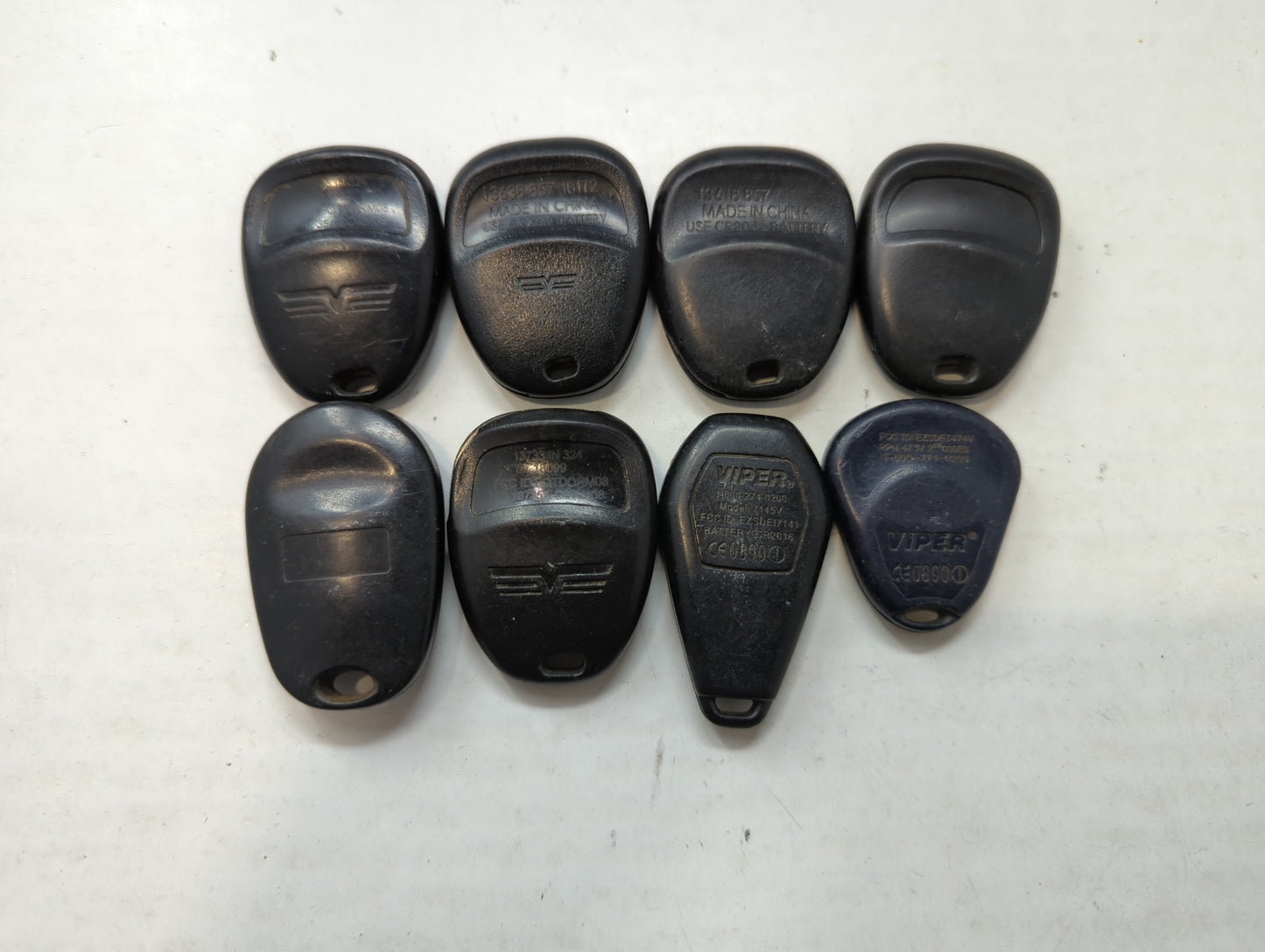 Lot of 10 Aftermarket Keyless Entry Remote Fob MIXED FCC IDS MIXED PART - Oemusedautoparts1.com