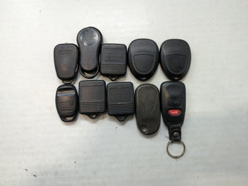Lot of 10 Aftermarket Keyless Entry Remote Fob MIXED FCC IDS MIXED PART 563590