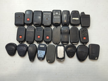 Lot of 25 Aftermarket Keyless Entry Remote Fob MIXED FCC IDS MIXED PART