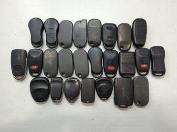 Lot of 25 Aftermarket Keyless Entry Remote Fob MIXED FCC IDS MIXED PART