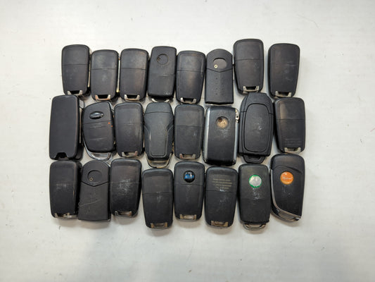 Lot of 25 Aftermarket Keyless Entry Remote Fob MIXED FCC IDS MIXED PART