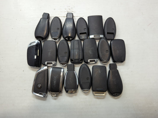 Lot of 19 Aftermarket Keyless Entry Remote Fob MIXED FCC IDS MIXED PART