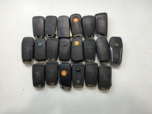 Lot of 20 Aftermarket Keyless Entry Remote Fob MIXED FCC IDS MIXED PART
