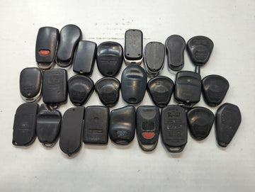 Lot of 25 Aftermarket Keyless Entry Remote Fob MIXED FCC IDS MIXED PART