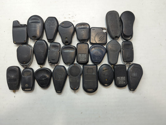 Lot of 25 Aftermarket Keyless Entry Remote Fob MIXED FCC IDS MIXED PART