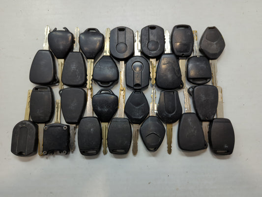 Lot of 25 Aftermarket Keyless Entry Remote Fob MIXED FCC IDS MIXED PART
