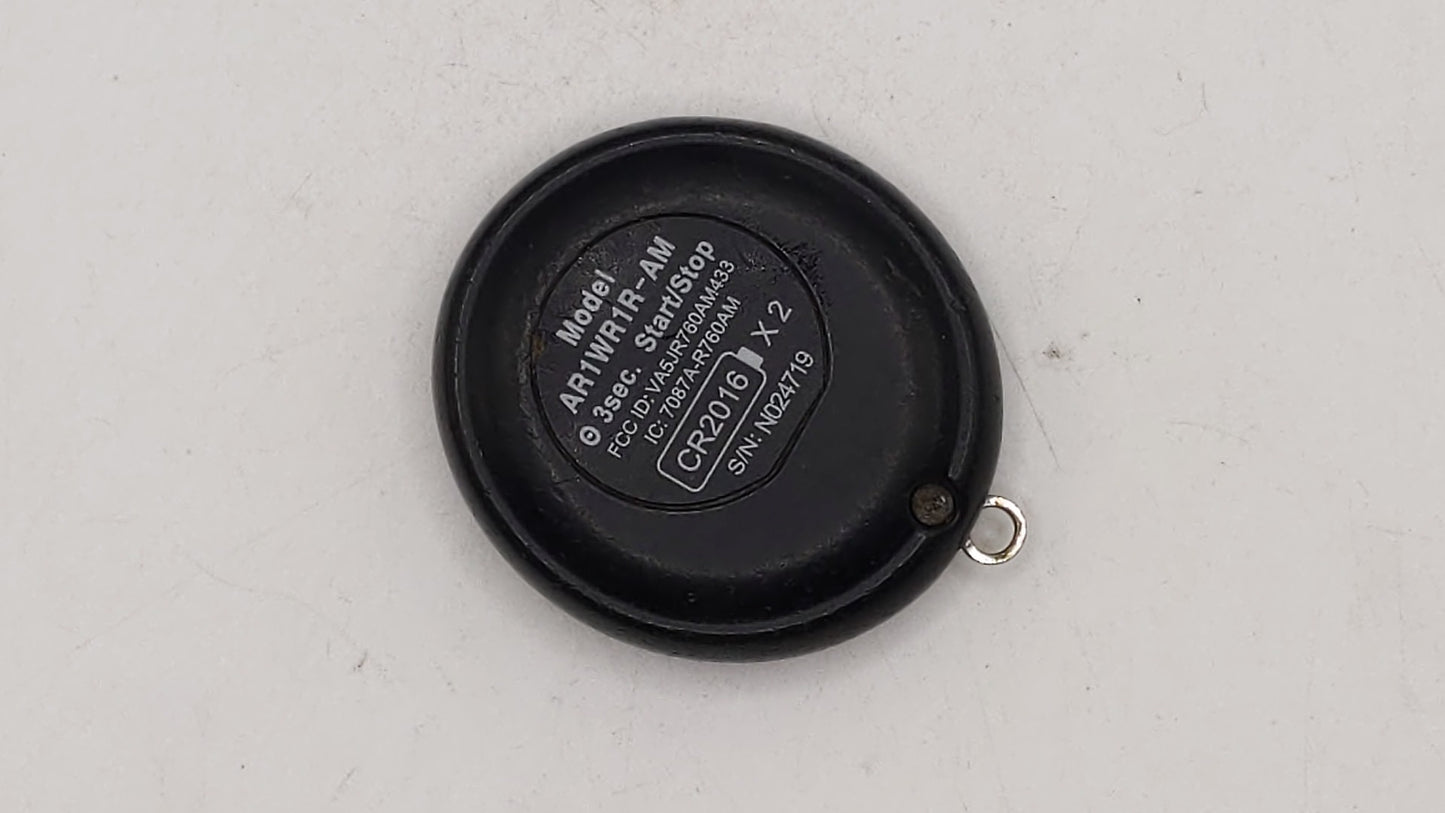 Arctic Start Keyless Entry Remote Fob VA5JR760AM433 1WR1R-AM 1 buttons - Oemusedautoparts1.com
