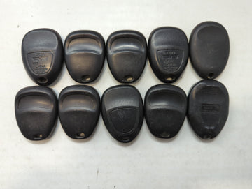 Lot of 10 Aftermarket Chevrolet Keyless Entry Remote Fob MIXED FCC IDS