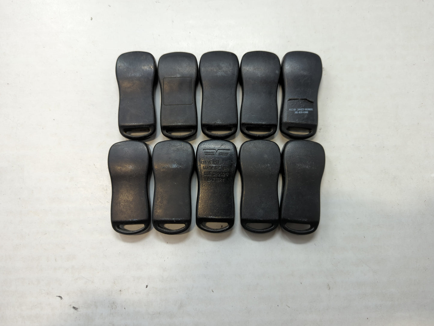 Lot of 10 Aftermarket Nissan Keyless Entry Remote Fob MIXED FCC IDS - Oemusedautoparts1.com
