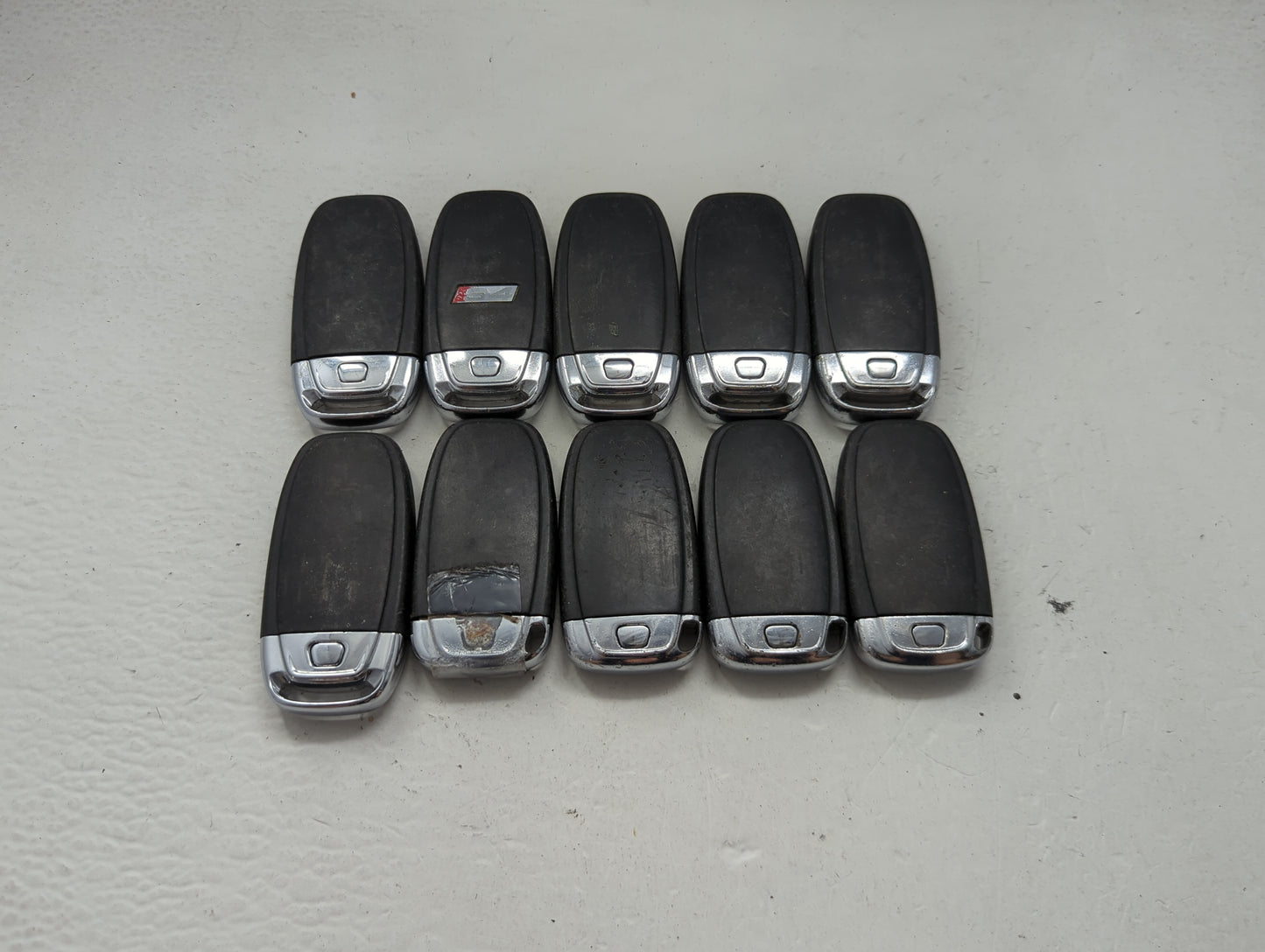 Lot of 10 Audi Keyless Entry Remote Fob MIXED FCC IDS 1473955 - Oemusedautoparts1.com