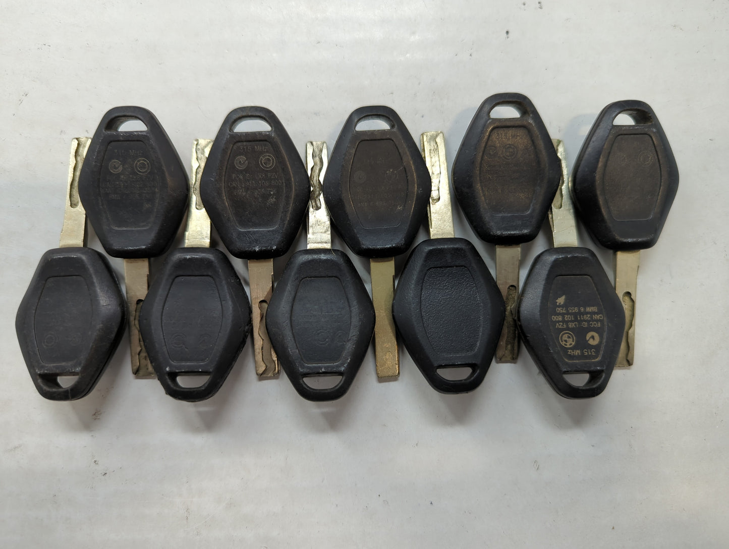 Lot of 10 Bmw Keyless Entry Remote Fob MIXED FCC IDS MIXED PART NUMBERS - Oemusedautoparts1.com