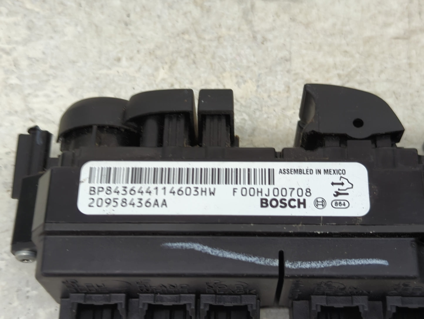 2010-2017 Buick Enclave Master Power Window Switch Replacement Driver Side Left Fits Fits 2010 2011 2012 2013 2014 2015 2016