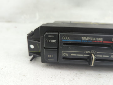 2000-2005 Buick Lesabre Climate Control Module Temperature AC/Heater Replacement Fits Fits 2000 2001 2002 2003 2004 2005 OEM Used Auto Parts