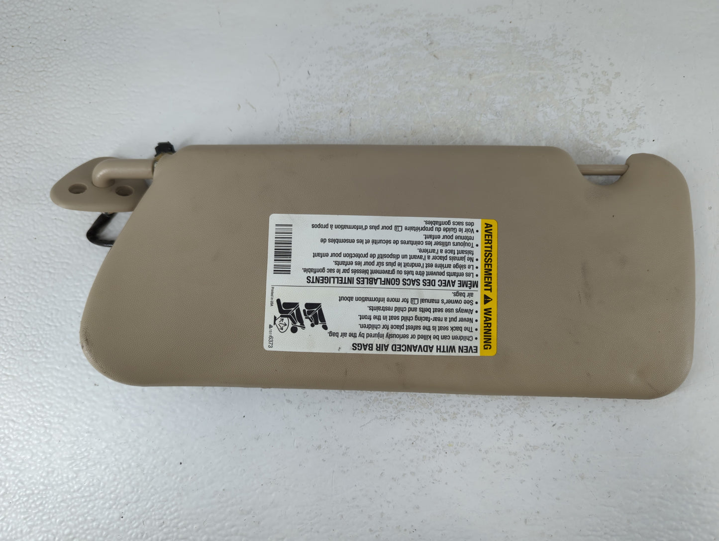 2003-2007 Cadillac Cts Sun Visor Shade Replacement Passenger Right Mirror Fits Fits 2003 2004 2005 2006 2007 OEM Used Auto P