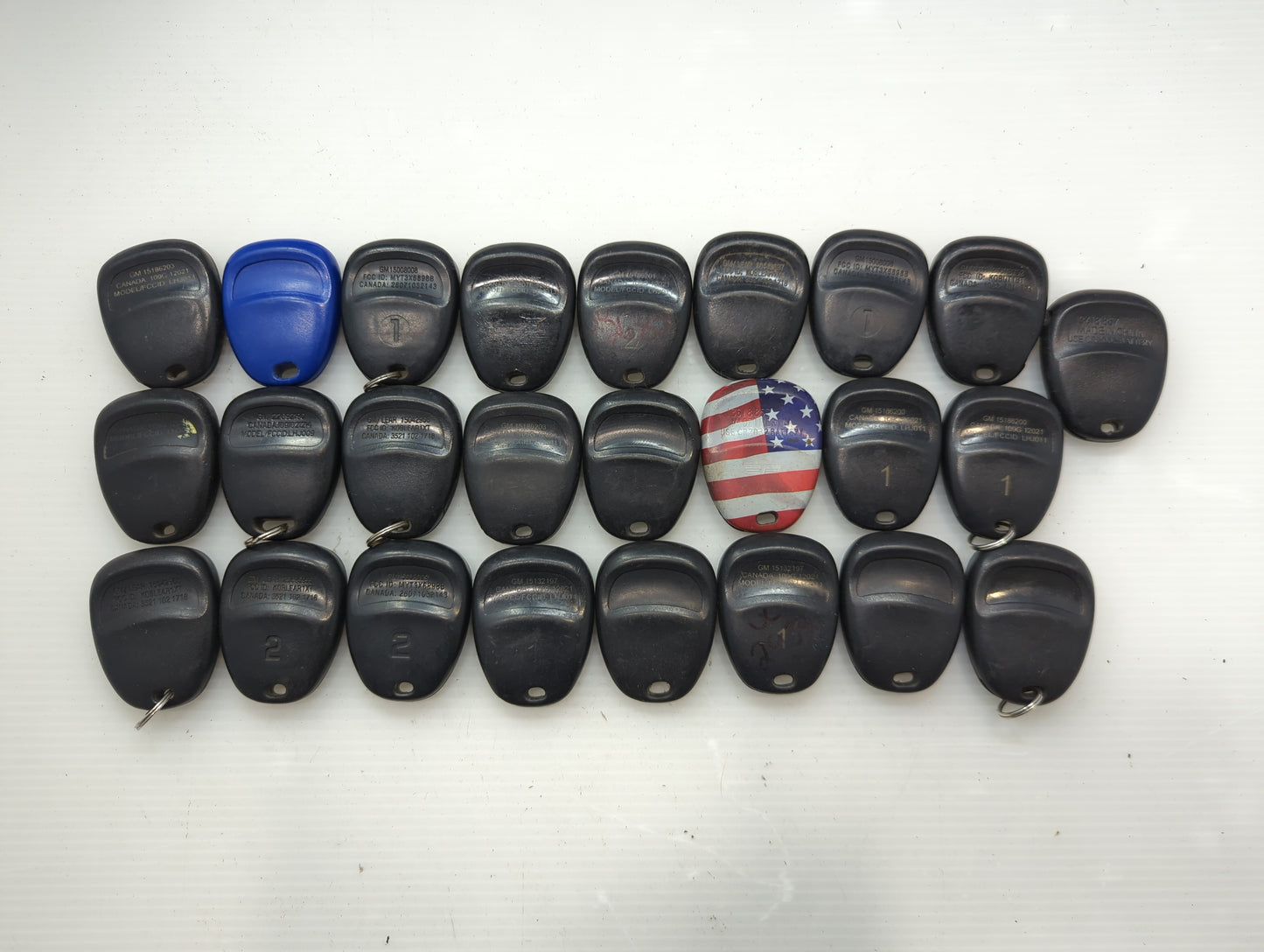 Lot of 25 Chevrolet Keyless Entry Remote Fob KOBLEAR1XT | LHJ011 | - Oemusedautoparts1.com
