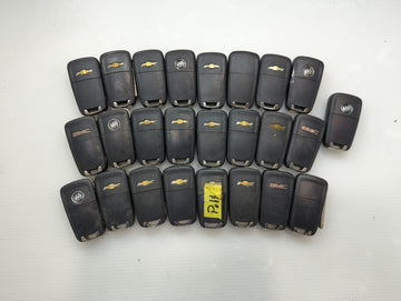 Lot of 25 Chevrolet Keyless Entry Remote Fob OHT01060512 | V2T01060514