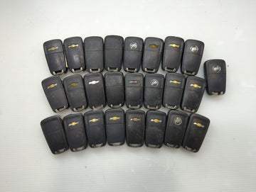 Lot of 25 Chevrolet Keyless Entry Remote Fob V2T01060512 | AVL-B01T1AC
