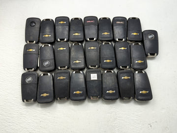 Lot of 25 Chevrolet Keyless Entry Remote Fob MIXED FCC IDS MIXED PART