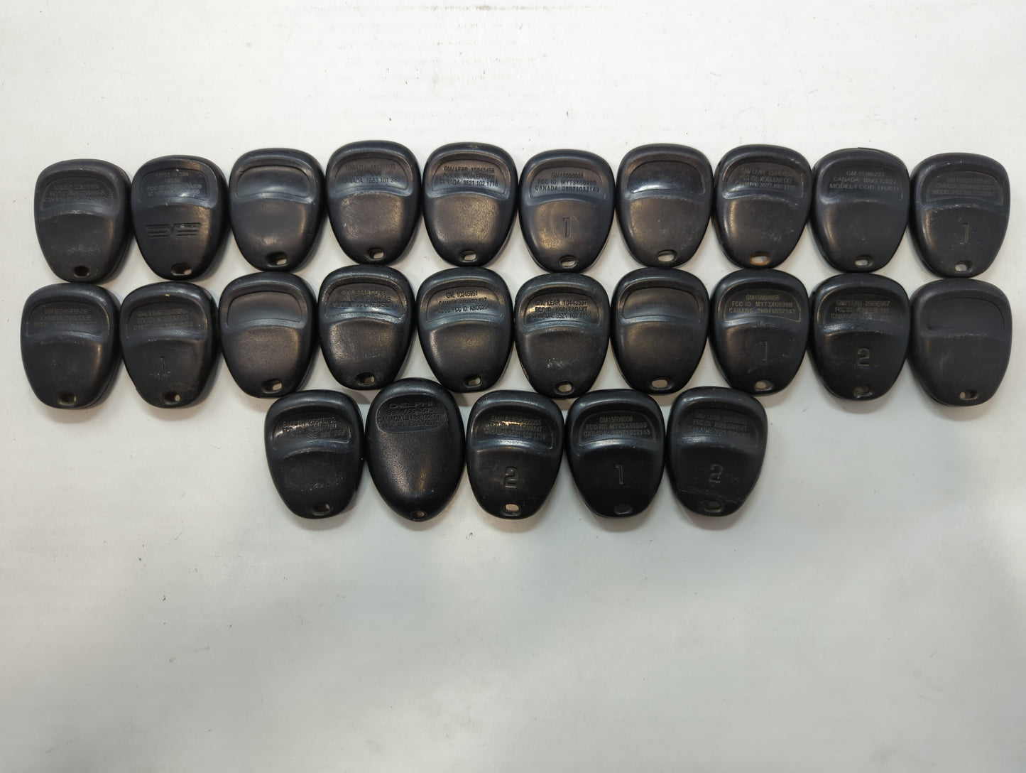 Lot of 25 Chevrolet Keyless Entry Remote Fob LHJ011 | KOBLEAR1XT | - Oemusedautoparts1.com