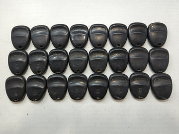 Lot of 24 Chevrolet Keyless Entry Remote Fob MIXED FCC IDS MIXED PART