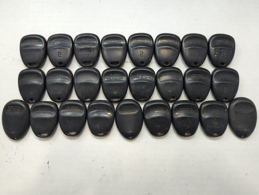 Lot of 25 Chevrolet Keyless Entry Remote Fob MIXED FCC IDS MIXED PART