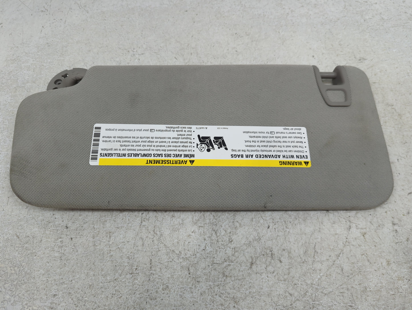 2010-2017 Chevrolet Equinox Sun Visor Shade Replacement Passenger Right Mirror Fits Fits 2010 2011 2012 2013 2014 2015 2016