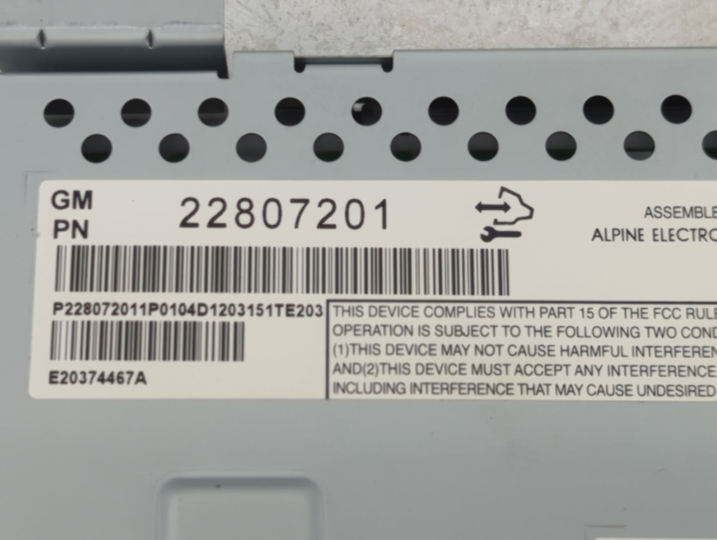 2012-2017 Chevrolet Equinox Information Display Screen - Oemusedautoparts1.com