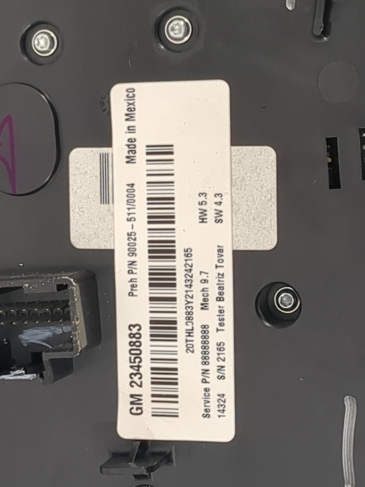 2012-2015 Chevrolet Equinox Radio Control Panel 1160930 - Oemusedautoparts1.com