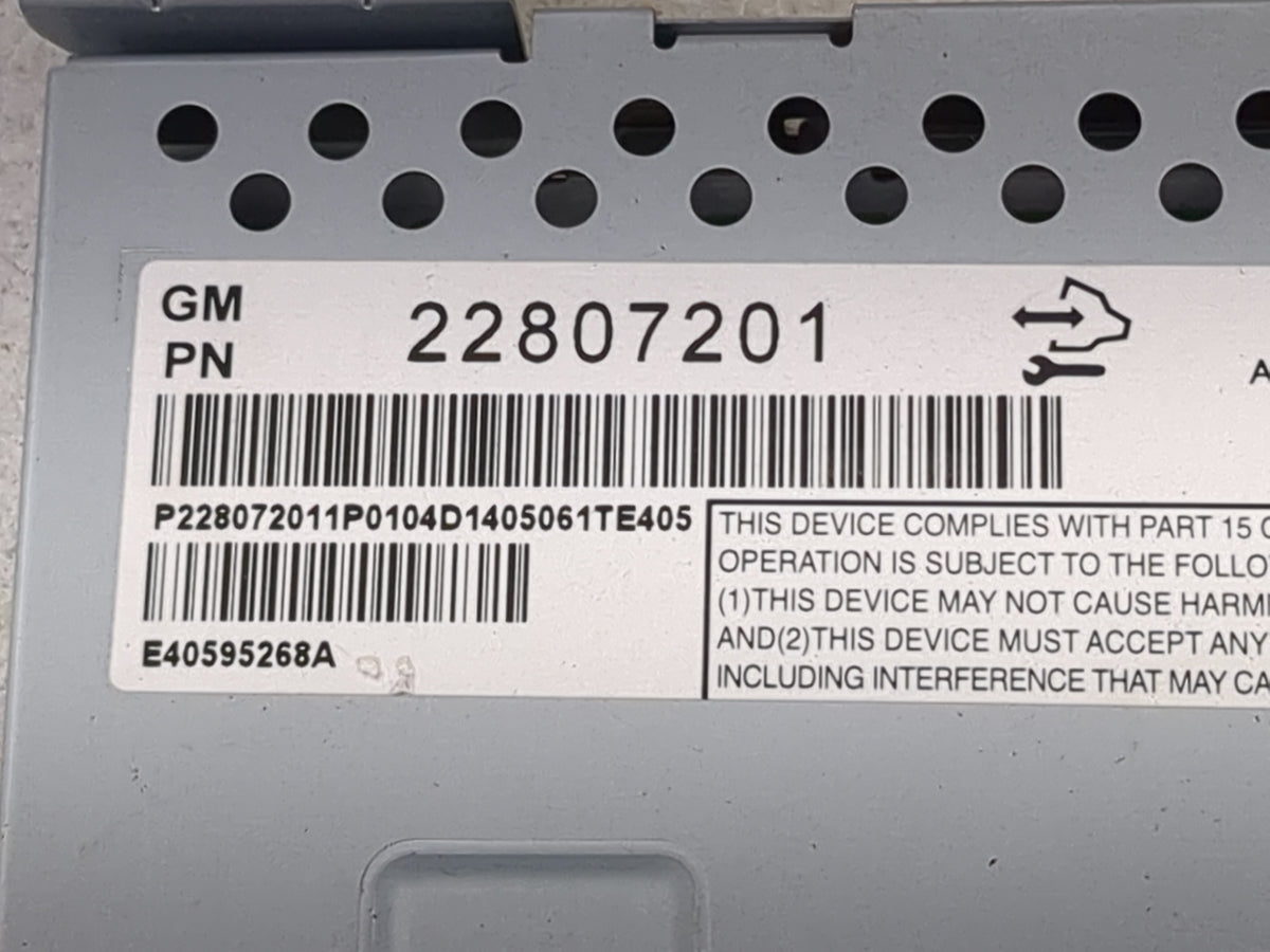 2012-2017 Chevrolet Equinox Information Display Screen 1174839 - Oemusedautoparts1.com
