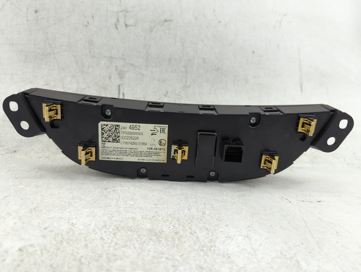 2016-2017 Chevrolet Malibu Climate Control Module Temperature AC/Heater Replacement Fits Fits 2016 2017 OEM Used Auto Parts