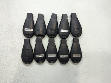 Lot of 10 Dodge Keyless Entry Remote Fob MIXED FCC IDS MIXED PART