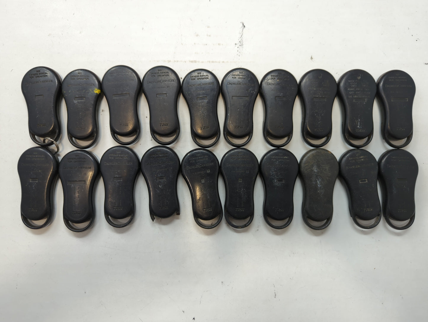 Lot of 20 Dodge Keyless Entry Remote Fob GQ43VT9T | GQ43VTI7T 04686481AF - Oemusedautoparts1.com
