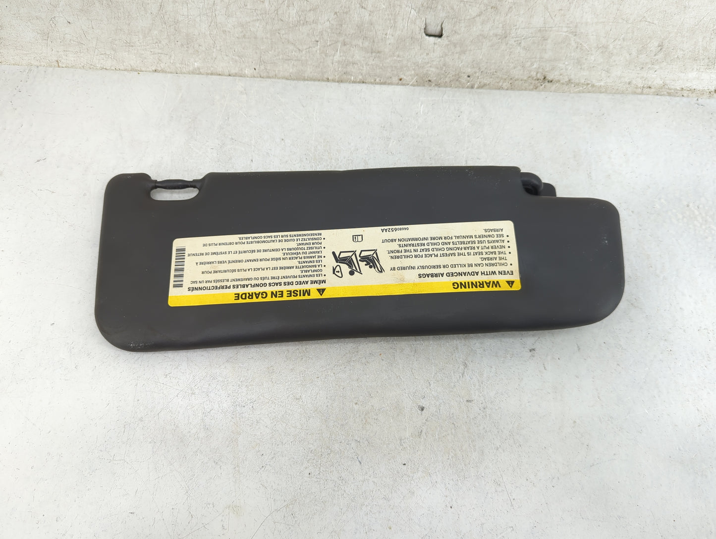 2012-2017 Fiat 500 Sun Visor Shade Replacement Passenger Right Mirror Fits Fits 2012 2013 2014 2015 2016 2017 OEM Used Auto
