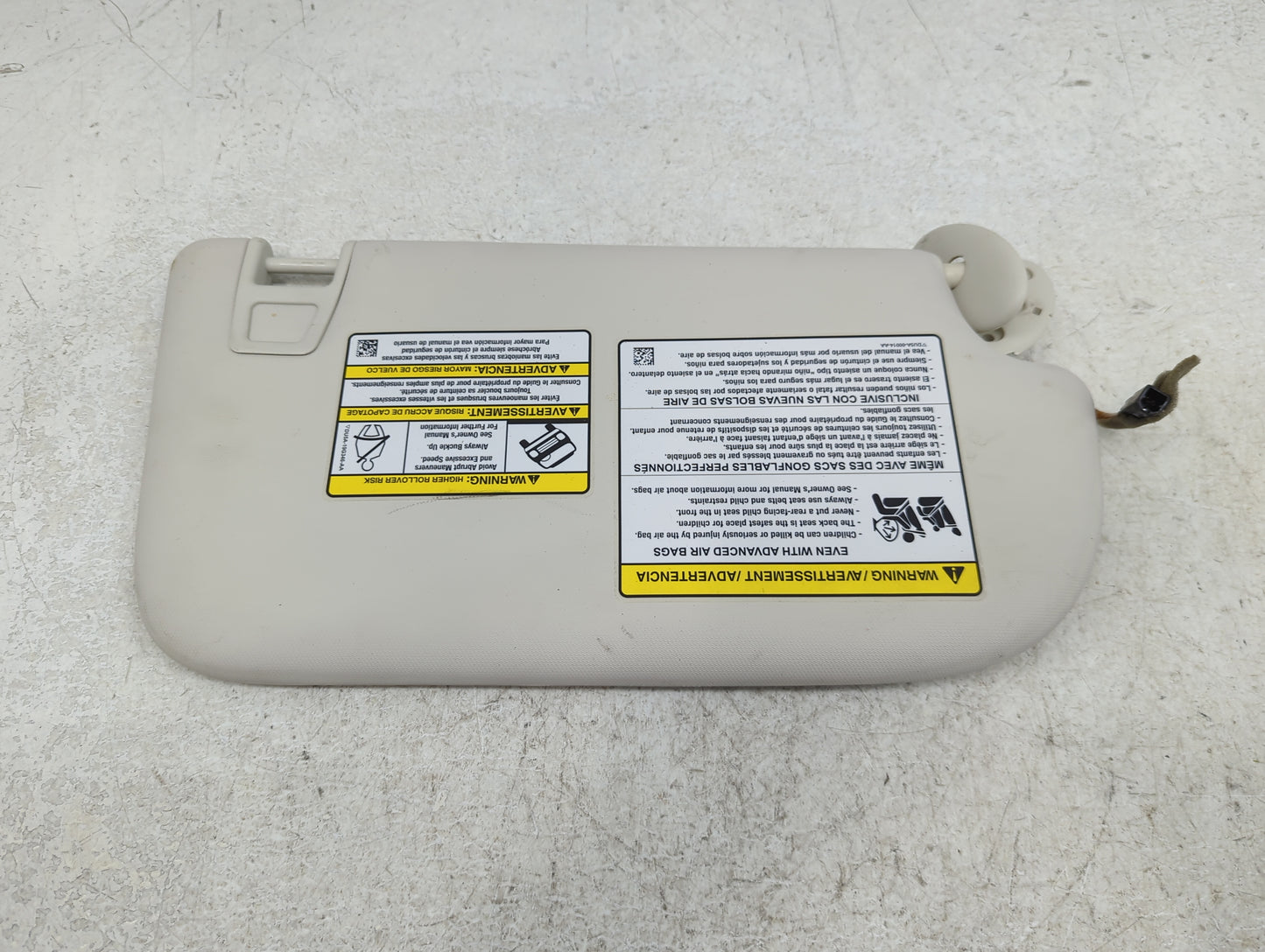 2013-2019 Ford Escape Sun Visor Shade Replacement Driver Left Mirror Fits Fits 2013 2014 2015 2016 2017 2018 2019 OEM Used A