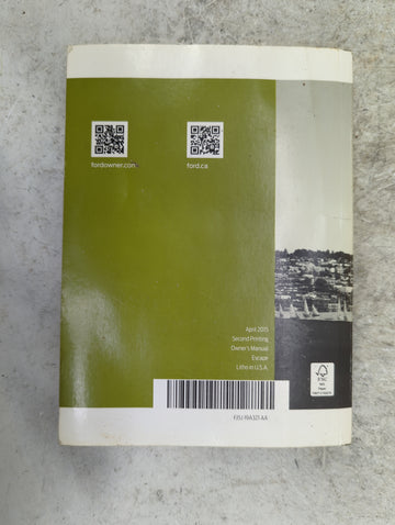 0 Ford Escape Owners Manual Book Guide OEM Used Auto Parts
