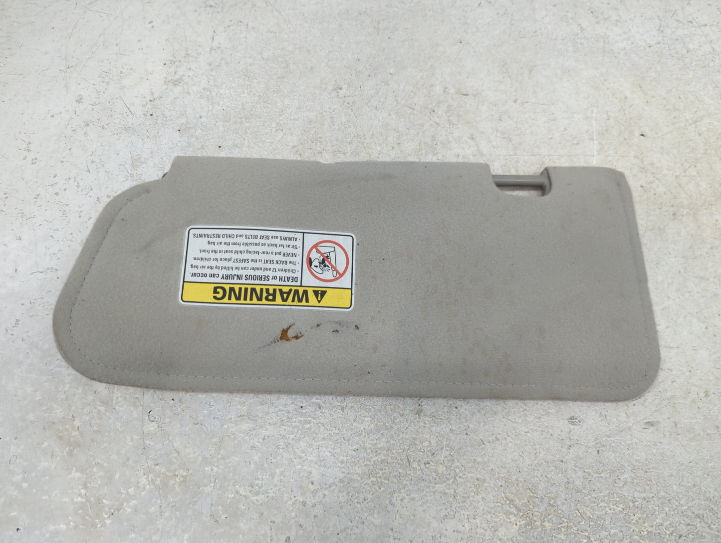 2003-2004 Ford Escape Sun Visor Shade Replacement Passenger Right Mirror Fits Fits 2003 2004 OEM Used Auto Parts - Oemusedau