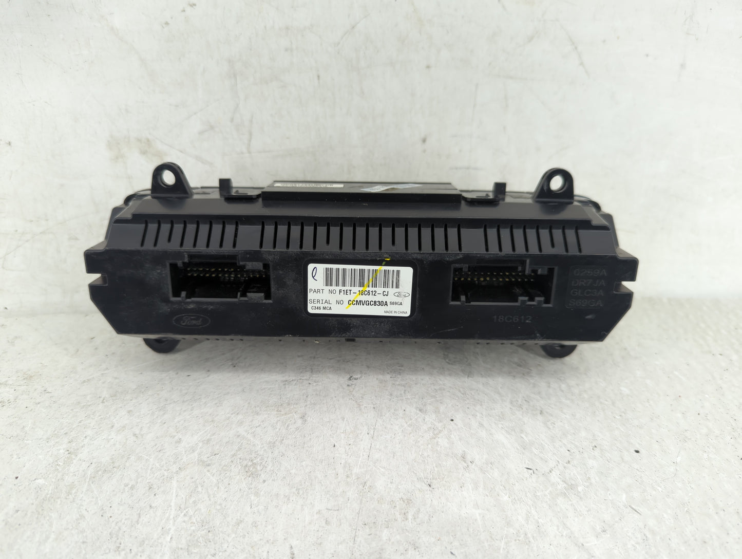 2015-2018 Ford Focus Climate Control Module Temperature AC/Heater Replacement Fits Fits 2015 2016 2017 2018 OEM Used Auto Pa