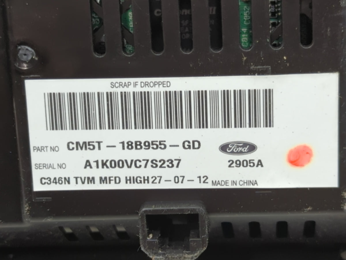 2012-2014 Ford Focus Information Display Screen 854140 - Oemusedautoparts1.com