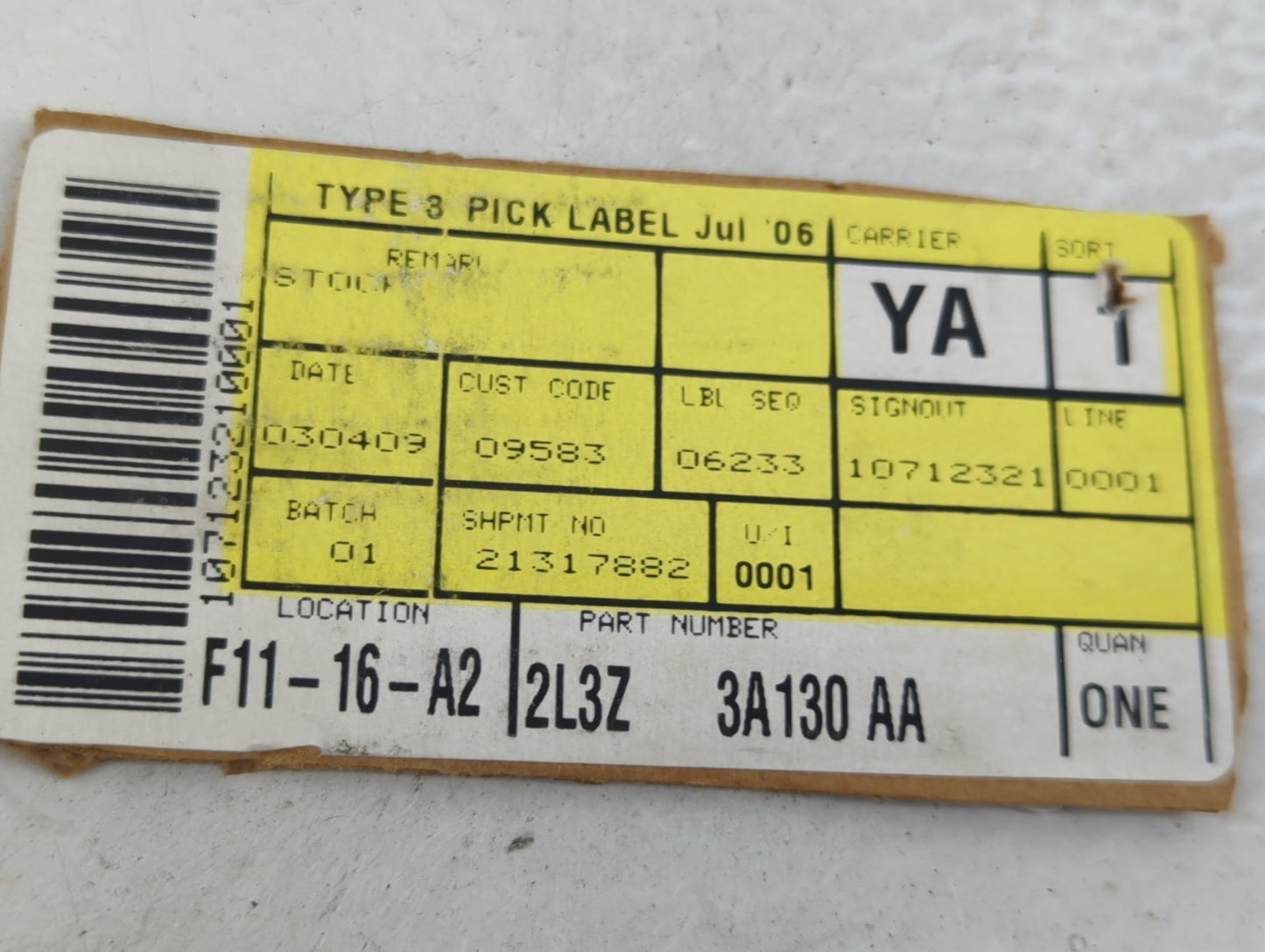Ford Ford 1416366 - Oemusedautoparts1.com