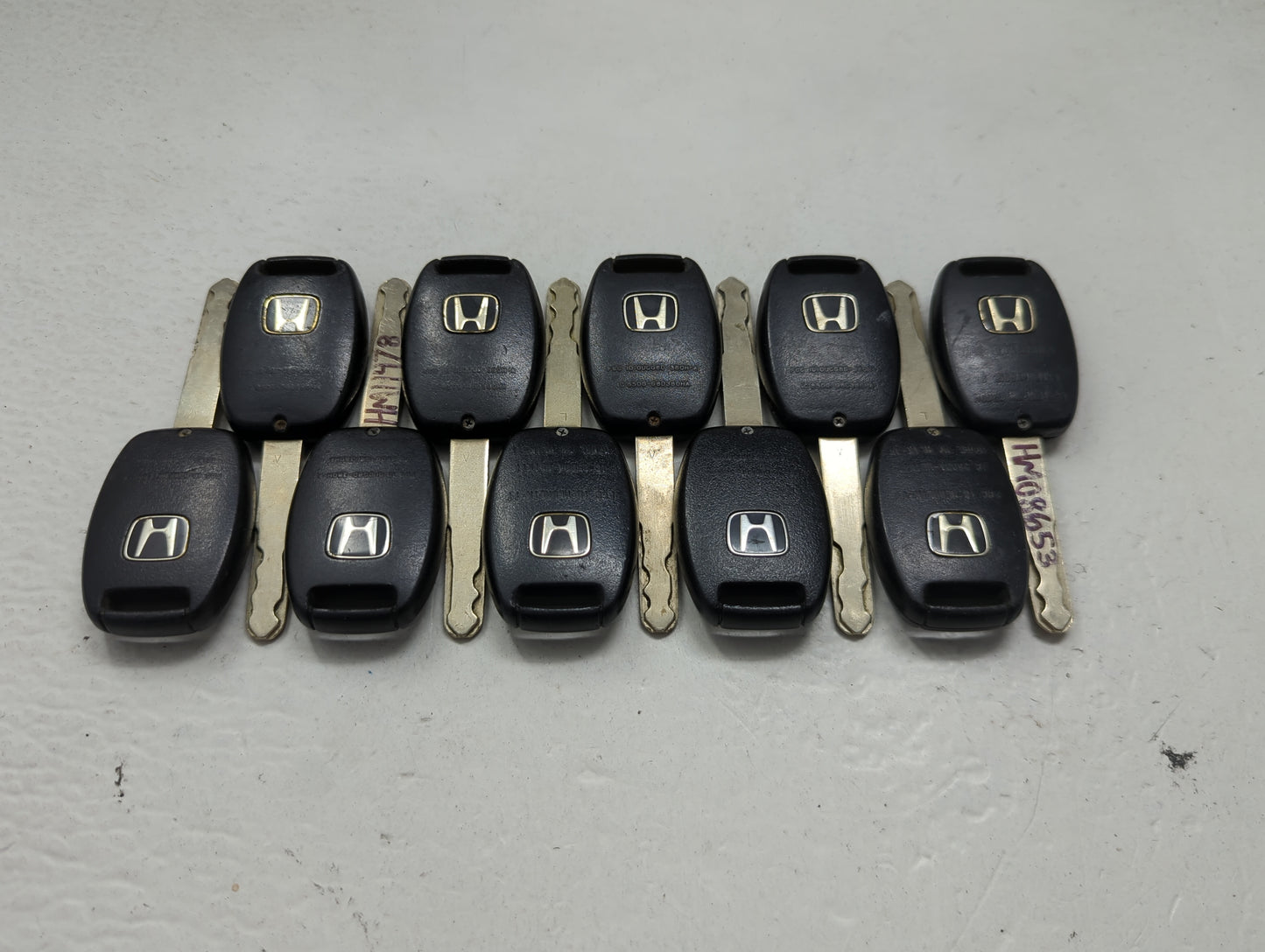 Lot of 10 Honda Keyless Entry Remote Fob MIXED FCC IDS 1475364 - Oemusedautoparts1.com