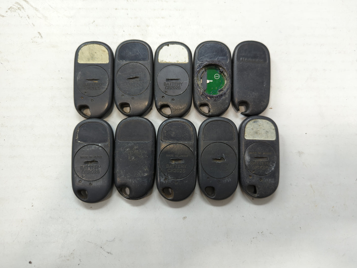 Lot of 10 Honda Keyless Entry Remote Fob KOBUTAH2T MIXED PART NUMBERS - Oemusedautoparts1.com