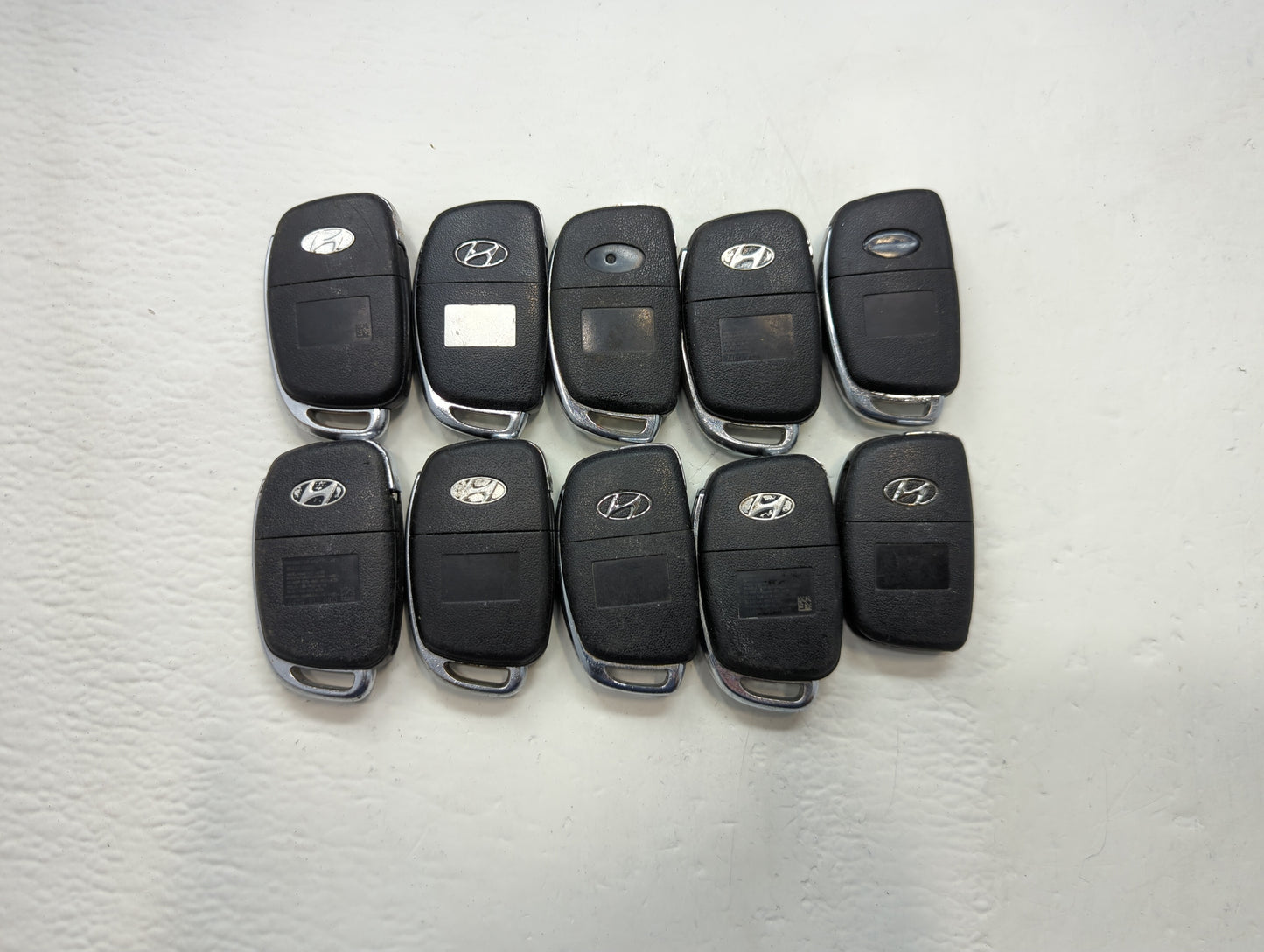 Lot of 10 Hyundai Keyless Entry Remote Fob TQ8-RKE-4F25 MIXED PART - Oemusedautoparts1.com