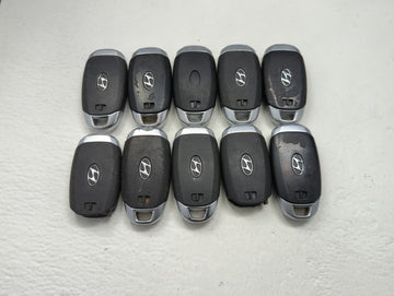 Lot of 10 Hyundai Keyless Entry Remote Fob MIXED FCC IDS MIXED PART