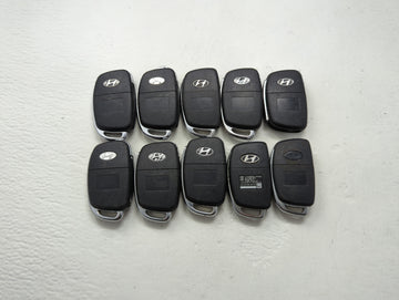 Lot of 10 Hyundai Keyless Entry Remote Fob MIXED FCC IDS MIXED PART