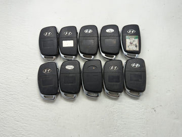 Lot of 10 Hyundai Keyless Entry Remote Fob MIXED FCC IDS MIXED PART