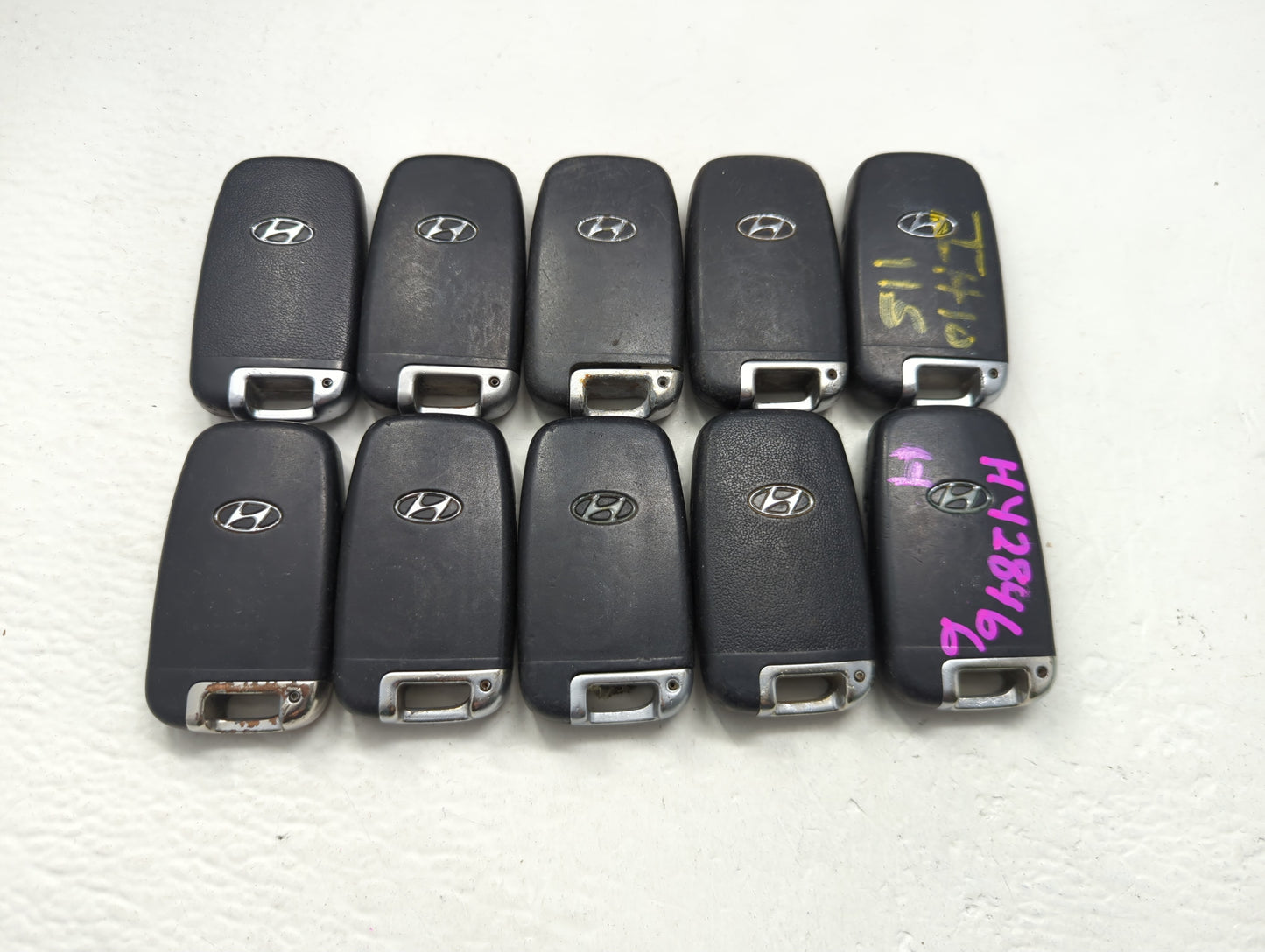 Lot of 10 Hyundai Keyless Entry Remote Fob SY5HMFNA04 - Oemusedautoparts1.com